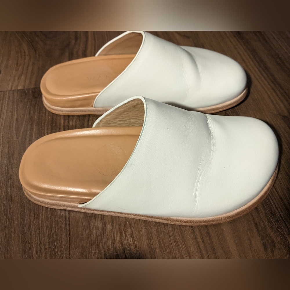 Wal & Pai - Ogdenclogs Slip-On Mules | Ivory | Size 35 (Size 5 U.S.) - Picture 7 of 16